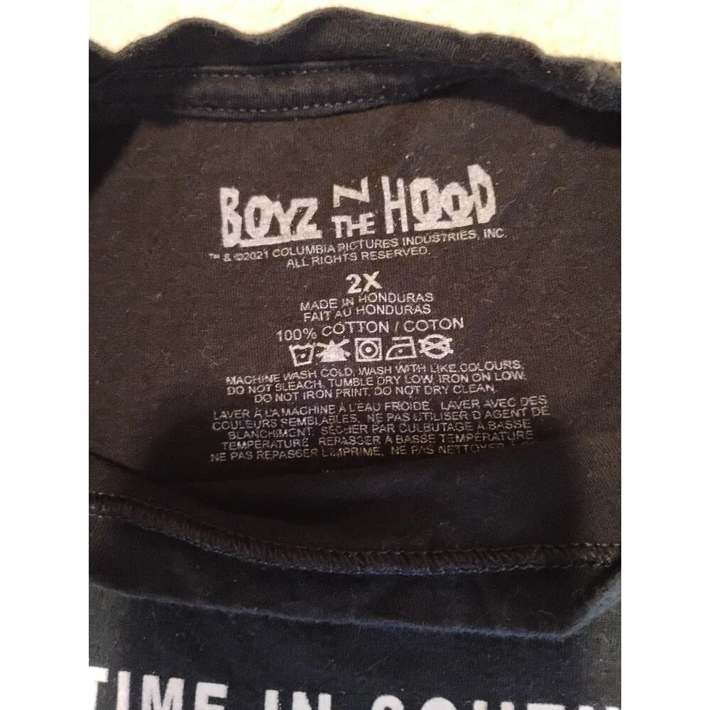 Bozyz In The Hood Tshirt Men's Sz 2XL Black Ice Cube This Ain't No Fairytale - Picture 2 of 3